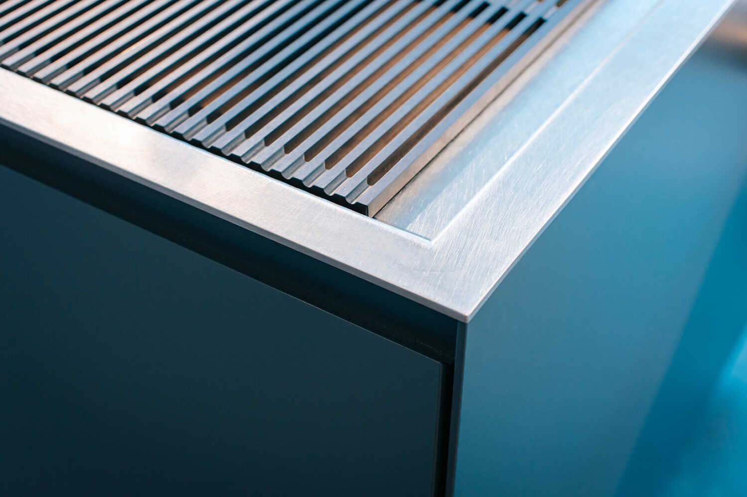 Plan de travail cuisine en Inox