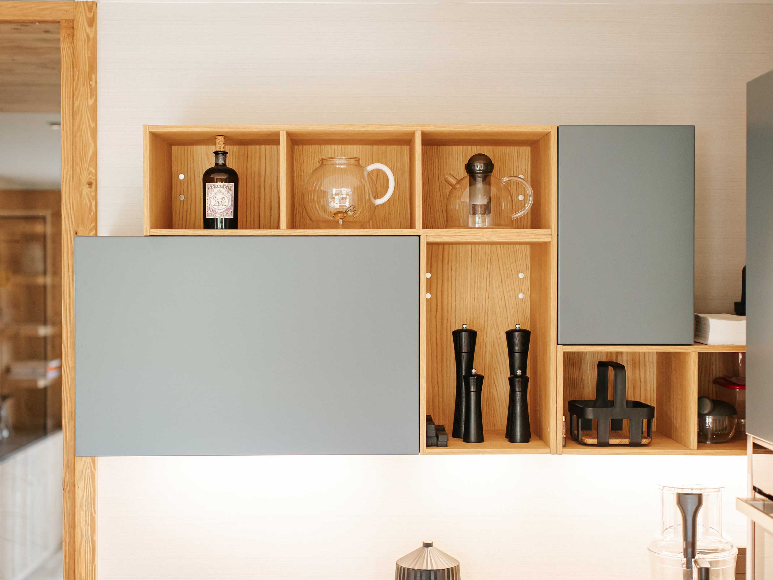 Placard et rangement dans une cuisine