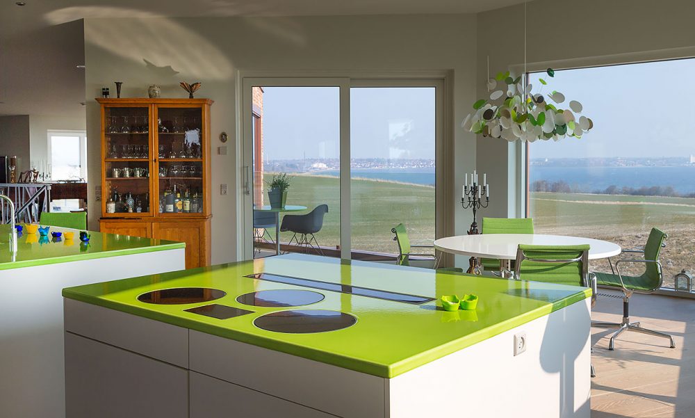 Cuisine en pierre de lave